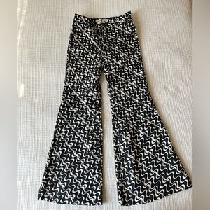 Free People Printed Wide Leg Pant